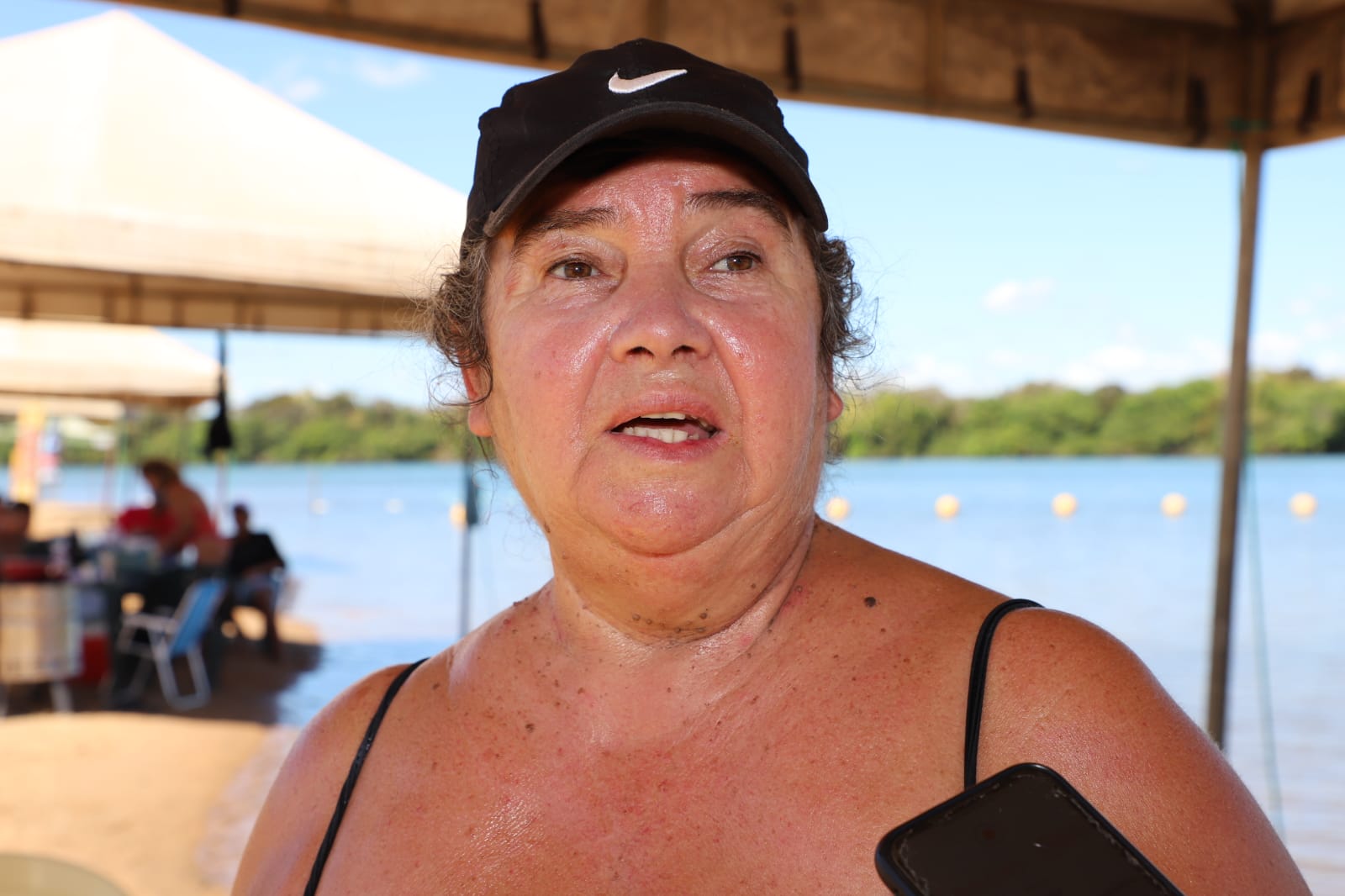 Valcenici Rolim Almeida é de Brasília e veio pela segunda vez ao Tocantins 