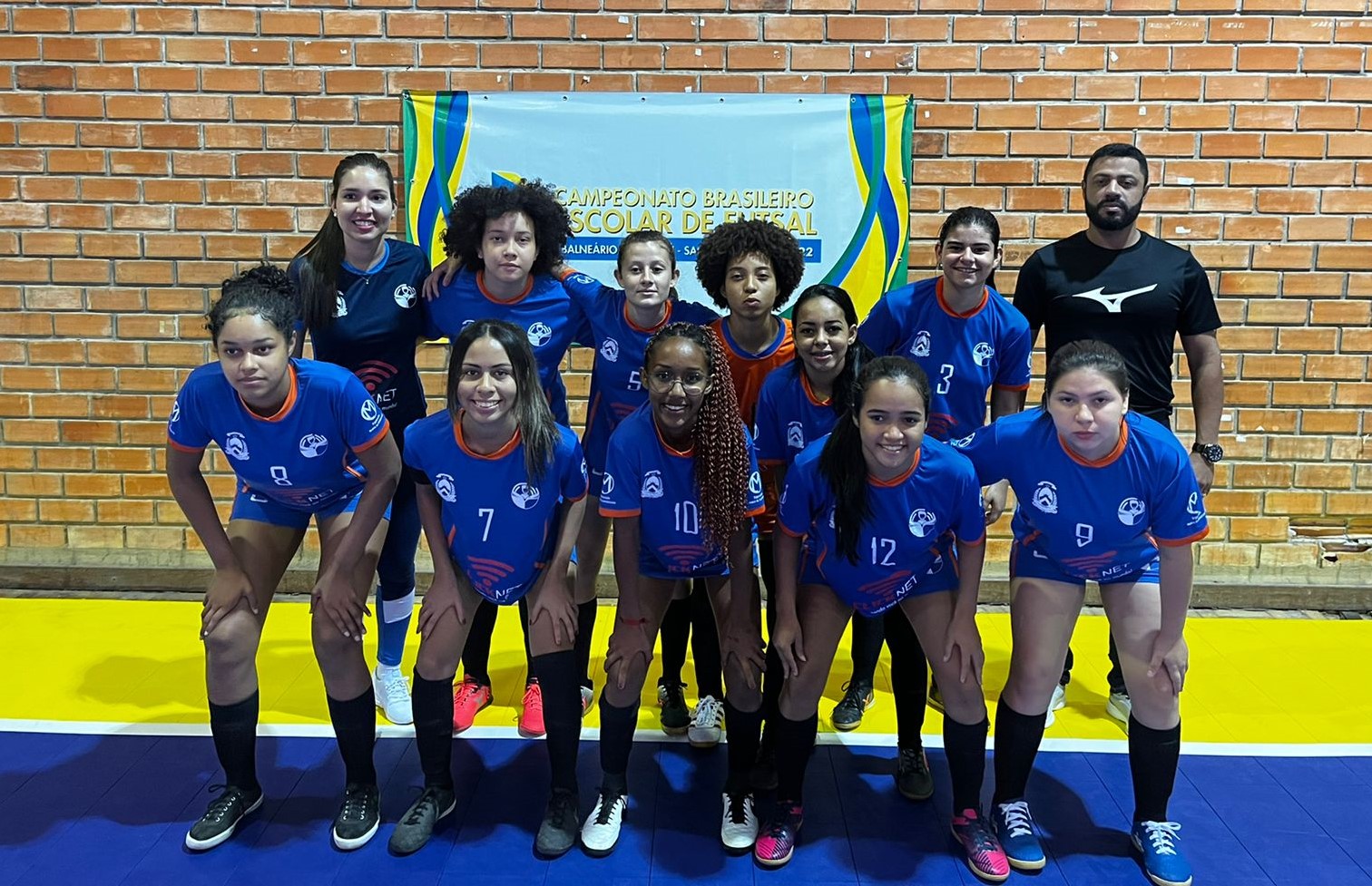  Equipe de futsal feminino do CEM Oquerlina Torres, de Guaraí, participa do Campeonato Brasileiro Escolar de Futsal