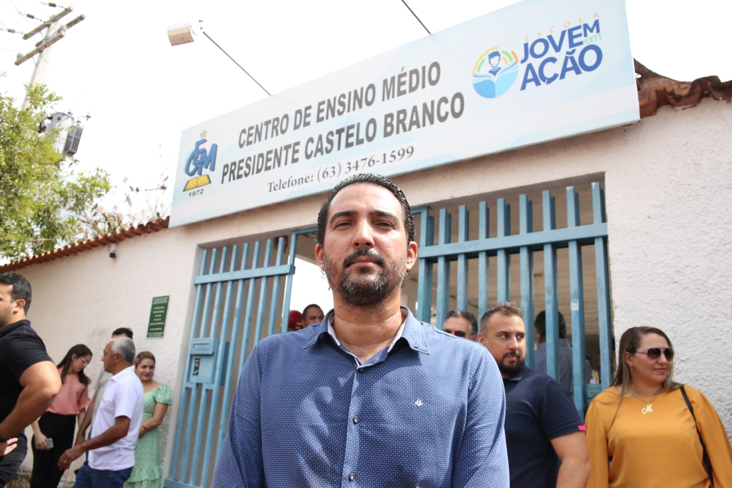 O diretor do Cem, Wescley Oliveira, contou que escola nunca havia passado por uma reforma tão ampla (Marcio Vieira/Governo do Tocantins)