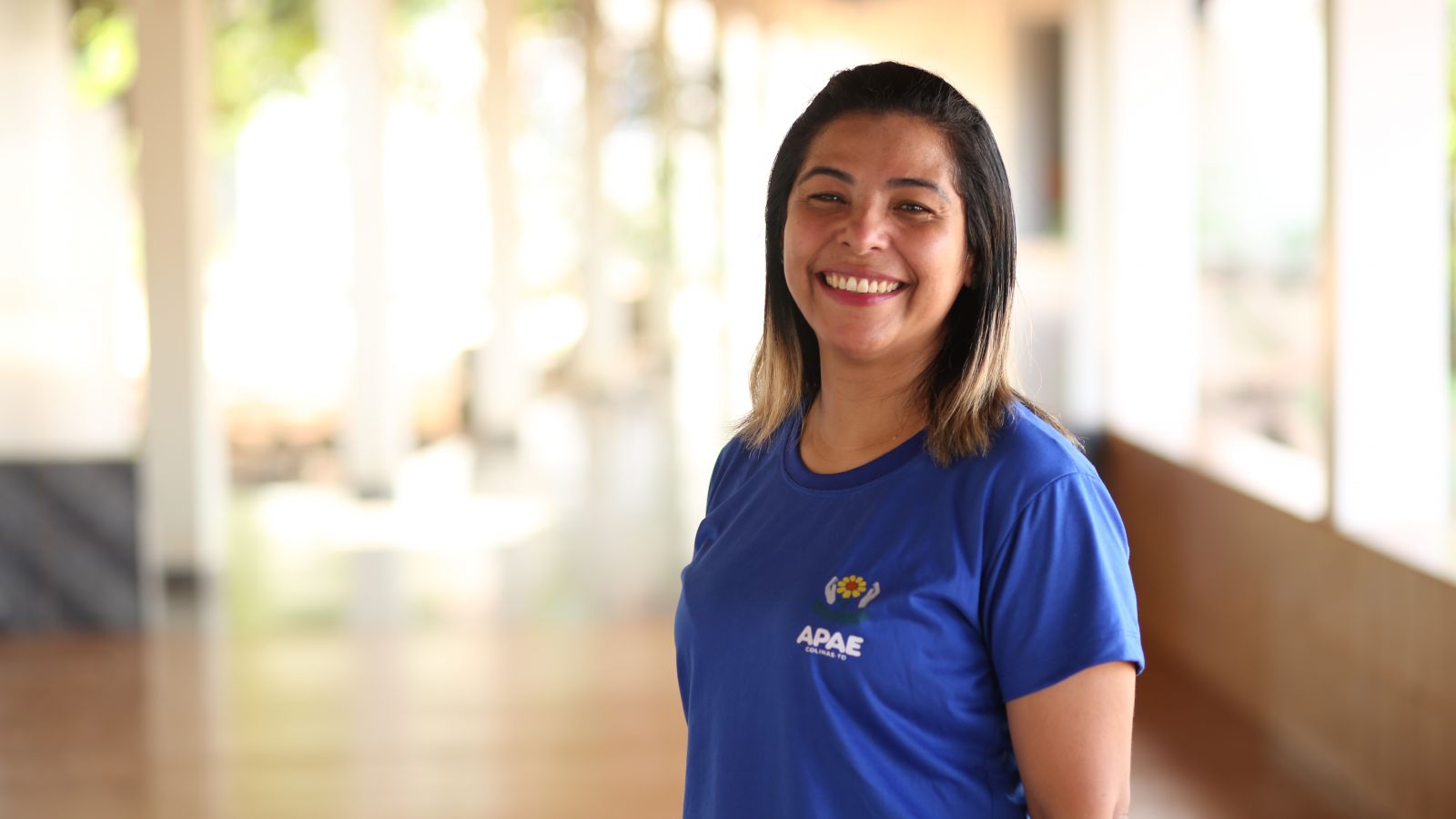 Eliszane de Fátima Paraense da Costa Henriques, diretora da Apae de Colinas