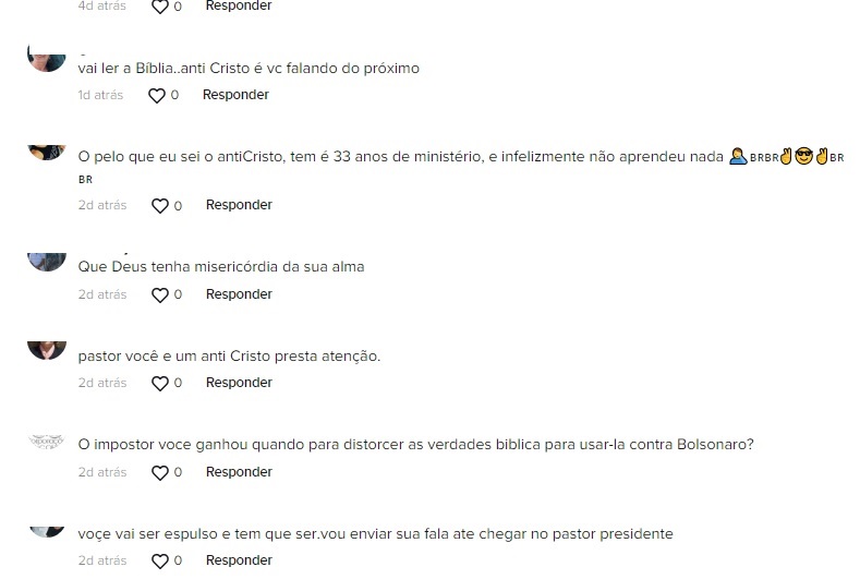 Vídeo do pastor Gilmar Almeida sobre Bolsonaro viralizou no TikTok e atraiu ofensas da comunidade cristã