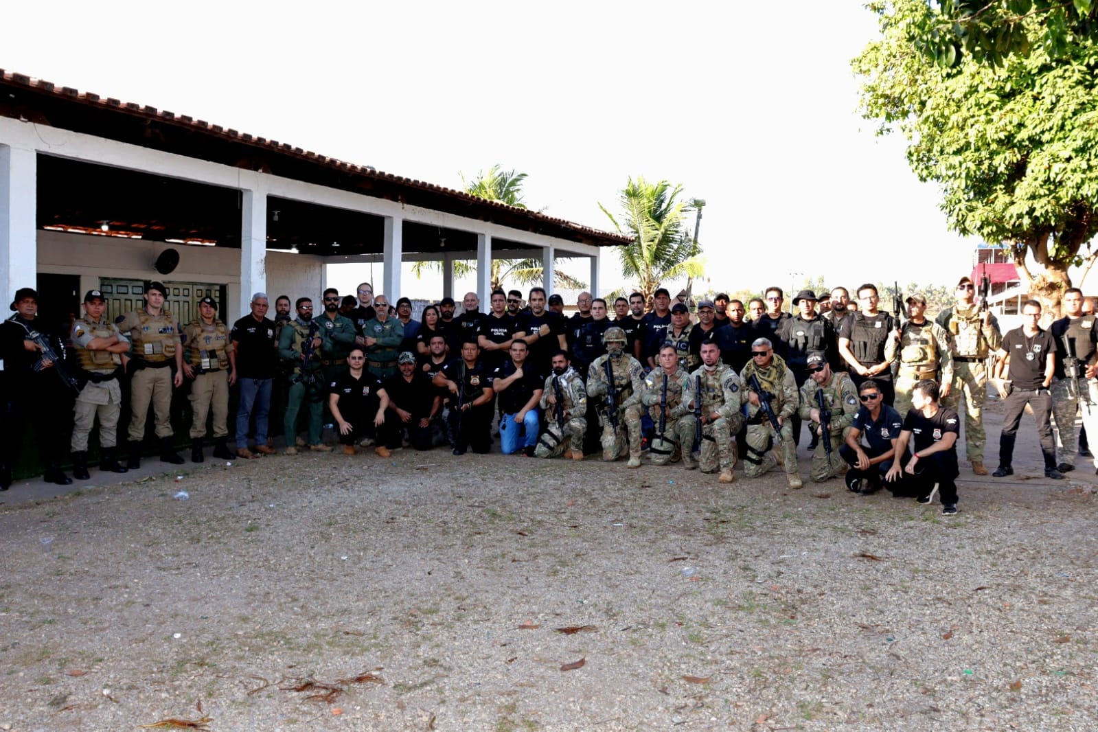 A Operação deflagrada pela Polícia Civil do Tocantins (PC-TO) contou com apoio da Polícia Militar, Polícia Penal, Ministério Público Estadual do Tocantins e o Centro Tático Aéreo do Maranhão