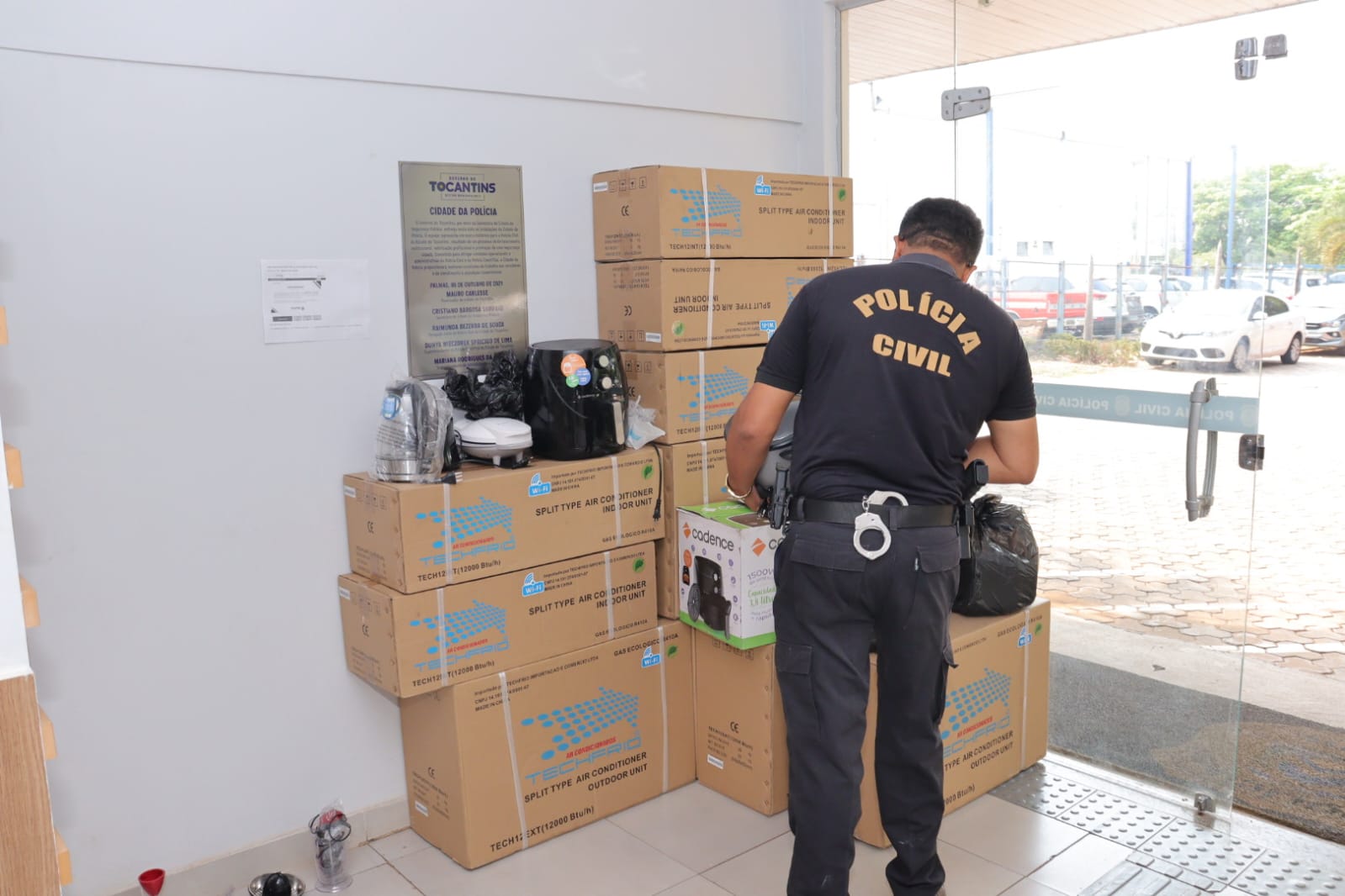 A Operação Frente Fria foi realizada pelas equipes da 1ª Delegacia de Polícia de Palmas na manhã desta quarta-feira, 19, em Palmas