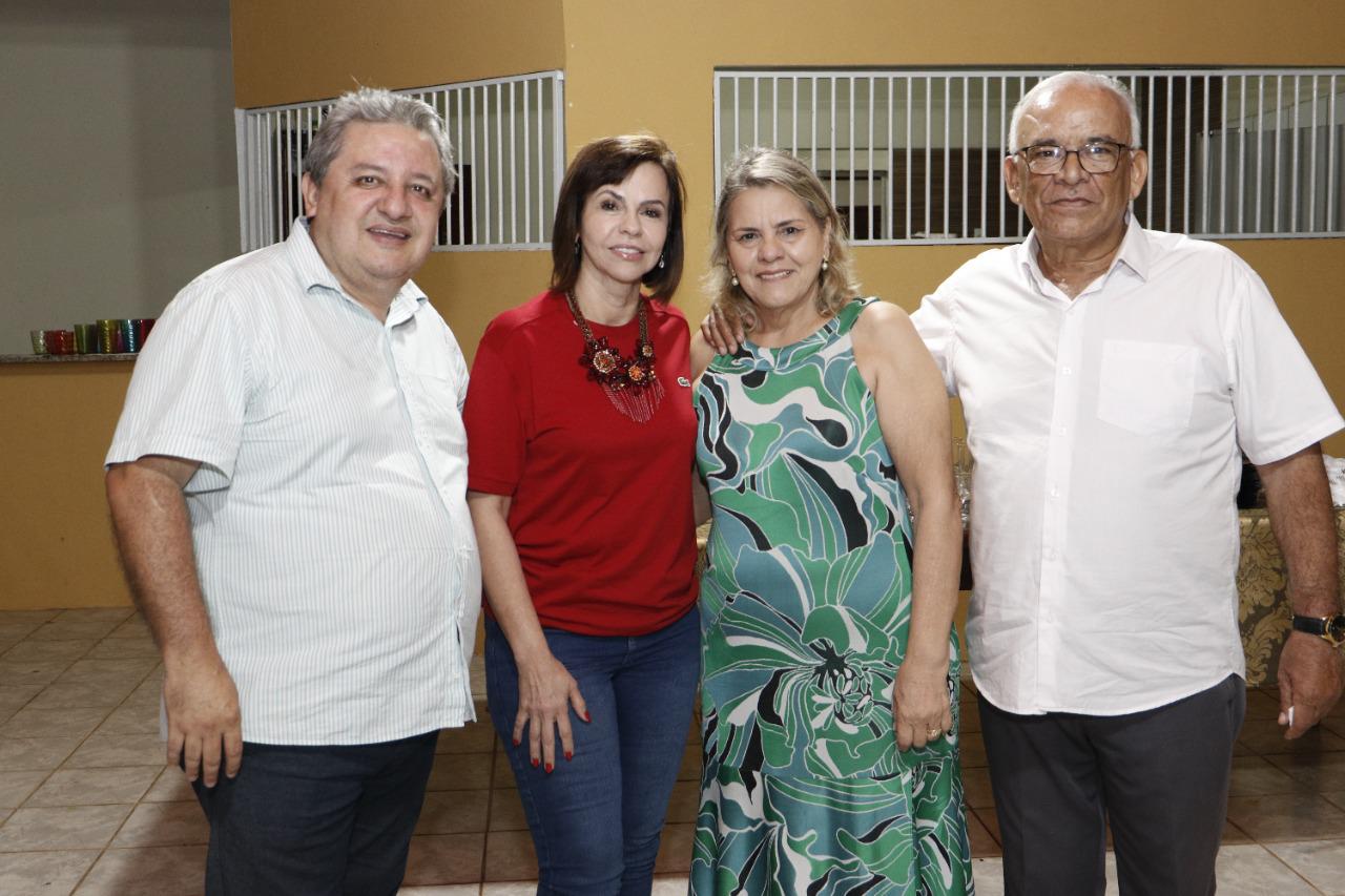 Dep. Jair Farias, Profª Dorinha, Prefeita Ivoneide Barreto e Homero Barreto em Itaguatins