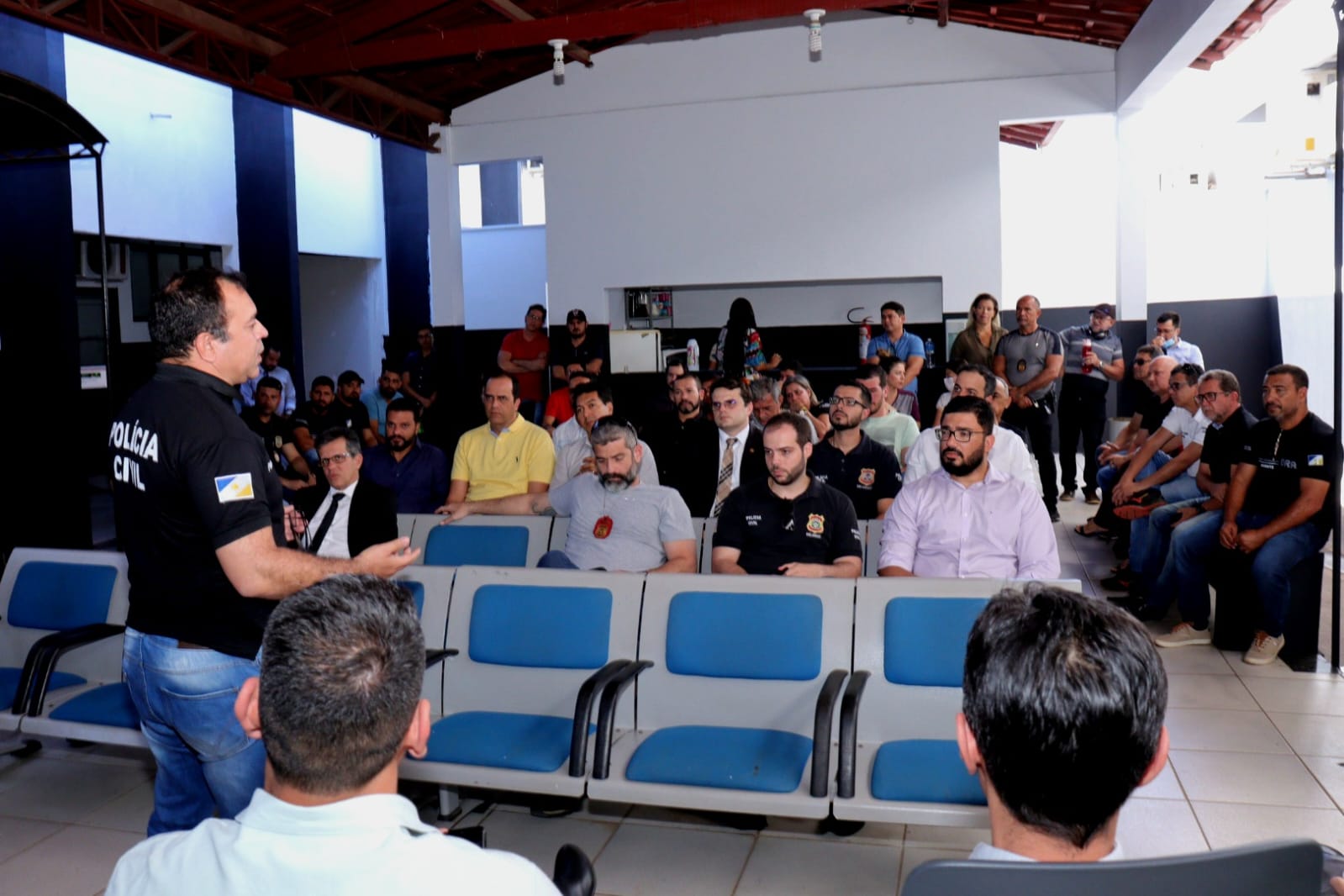 O encontro realizado no Complexo de Delegacias de Araguaína contou com a efetiva participação de dezenas de policiais civis