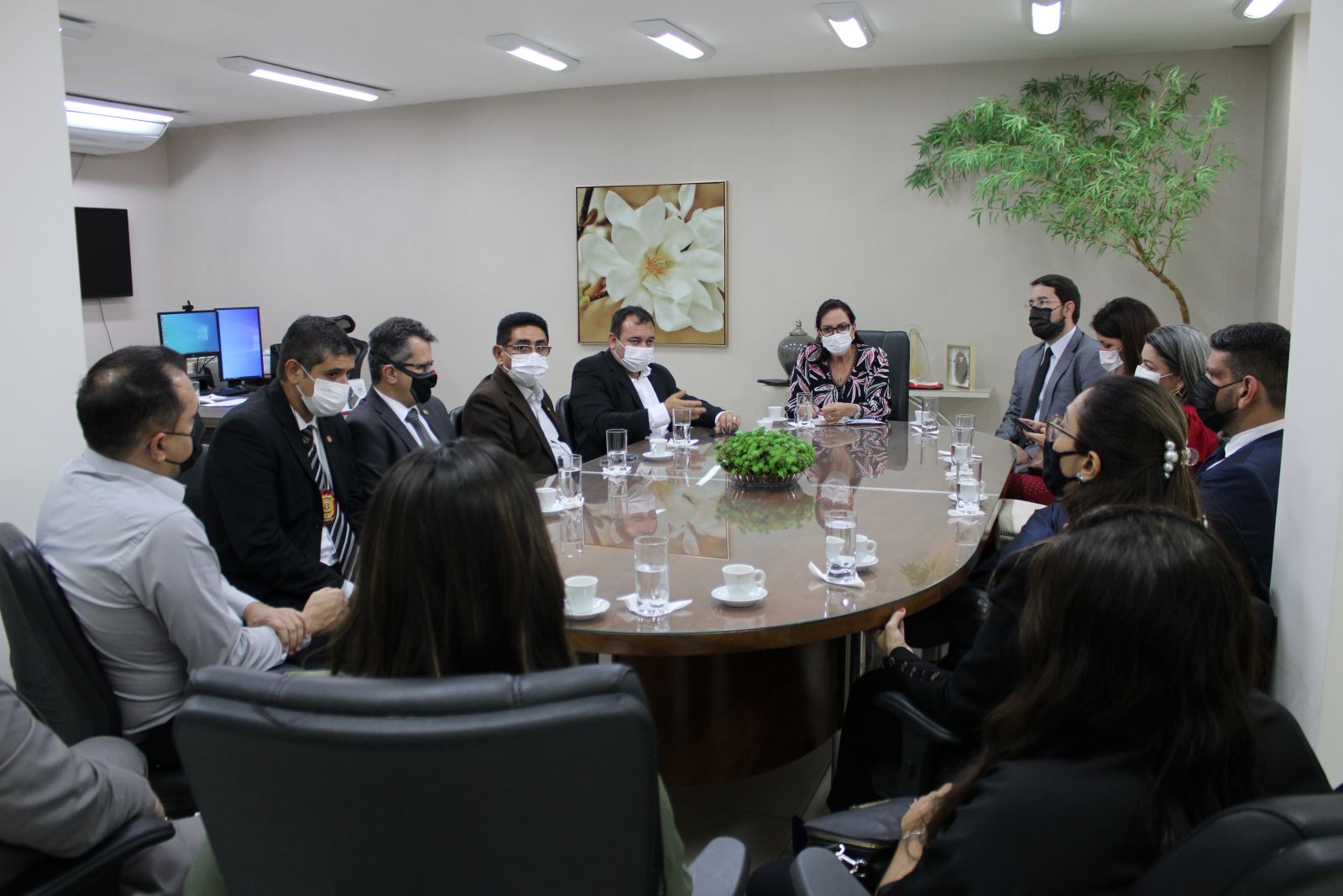A visita institucional teve o intuito de estreitar laços entre as instituições visando futuras parcerias - Adrielly Calixto/Governo do Tocantins