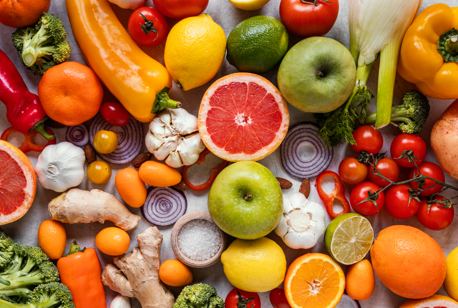 Mantenha uma dieta diversificada e rica em vegetais