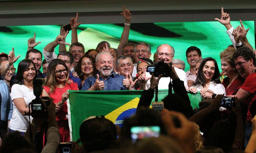 Presidente Lula após o primeiro discurso